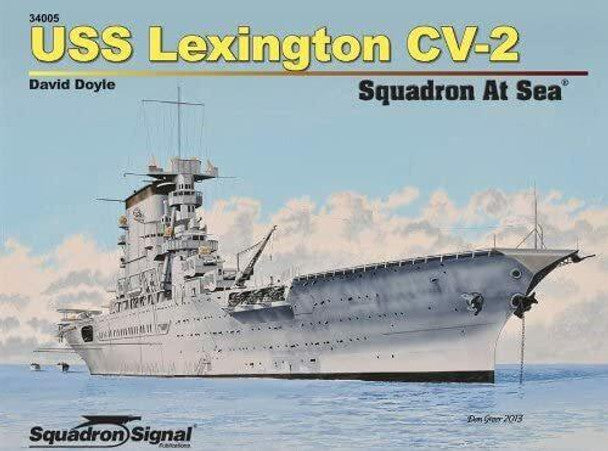 SS34005 - Squadron Signal USS Lexington CV-2 At Sea