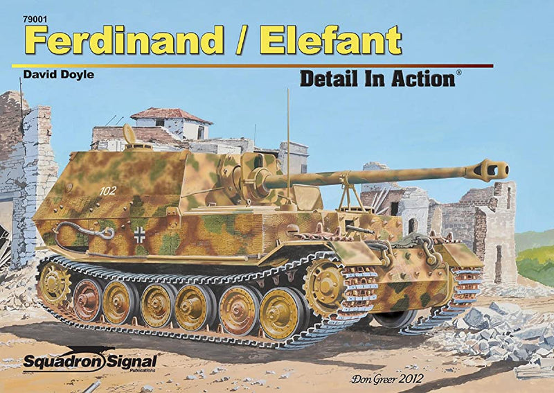 SS39001 - Squadron Signal Ferdinand / Elefant Detail In Action