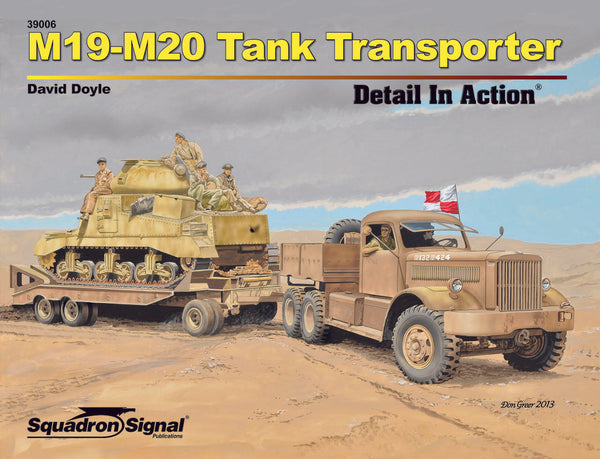 SS39006 - Squadron Signal M19-M20 Tank Transporter Detail In Action
