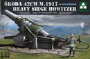 TAK2018 - 1/35 Takom Skoda 42cm M1917 Heavy Siege Howitzer Gun w/Erich von Manstein Figure