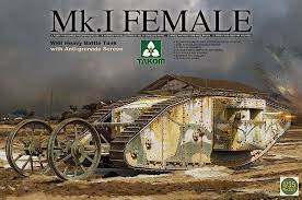 TAK2033 - 1/35 Takom WWI Mk I Female Heavy Battle Tank w/Anti-Grenade Screen