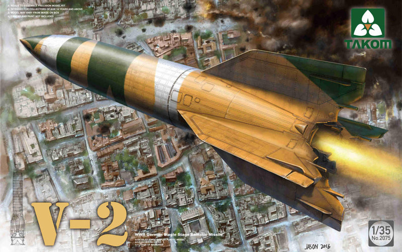 V.2 WWII German Single Stage Ballistic Missile V-2