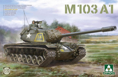 1/35 Takom M103A1 Heavy Tank Plastic Model Kit