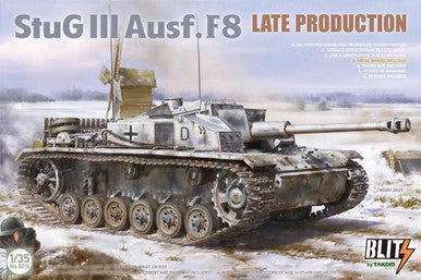 1/35 Takom StuG III Ausf. F8 Late Production Plastic Model Kit
