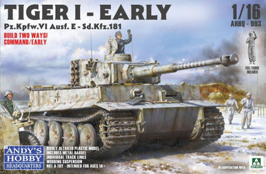 1/16 Takom Tiger I Early w/ Figure