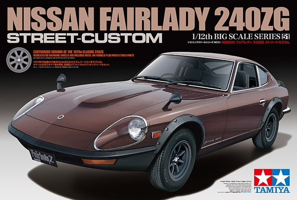 TAM12051 - 1/12 Tamiya 1970 Nissan 240ZG Street-Custom Car