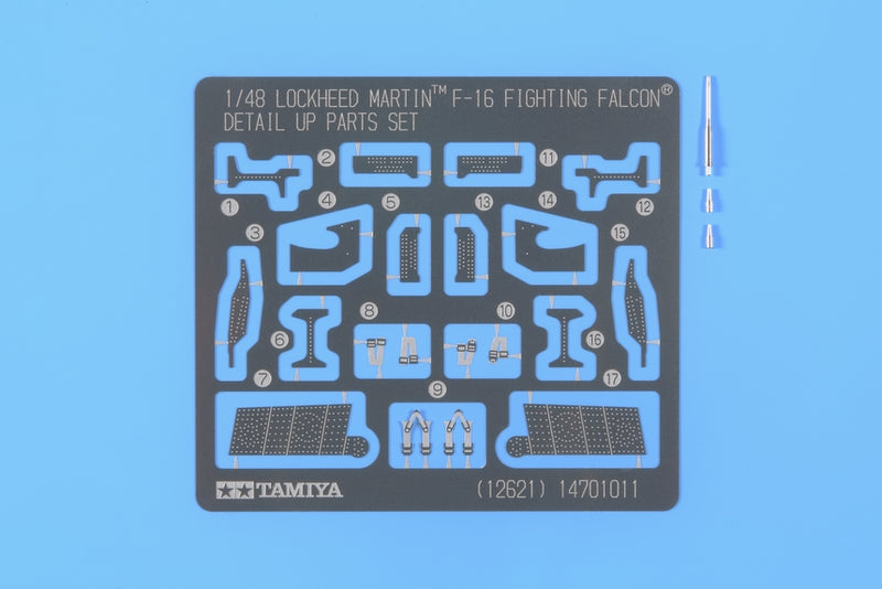 TAM12621 - 1/48 Tamiya F16 Falcon Photo-Etched Detail Set