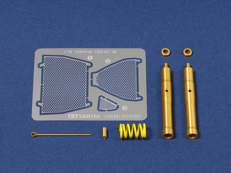 TAM12636 - 1/12 Tamiya 2009 Yamaha YZR-M1 Front Fork Motorcycle Detail Set