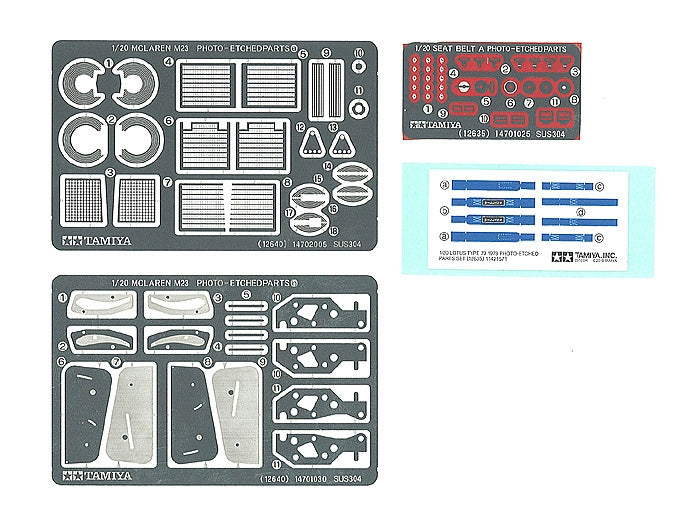 TAM12640 - 1/20 Tamiya 1976 McLaren M23 Photo-Etched Detail Set