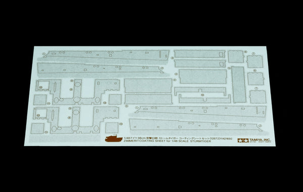 TAM12672 - 1/48 Tamiya Sturmtiger Zimmerit Coating Sheet
