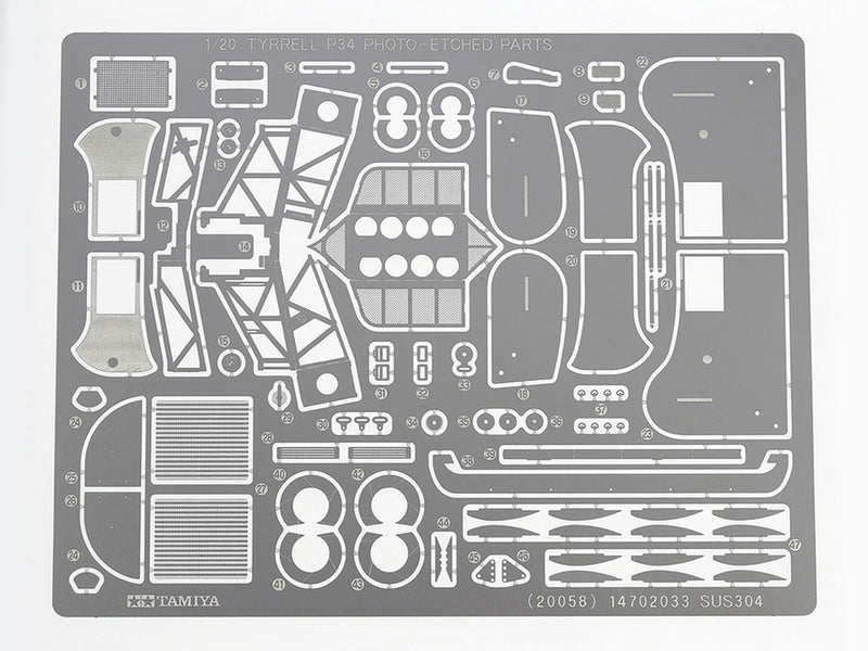 TAM20058 - 1/20 Tamiya Tyrrell P34 Six Wheeler Race Car