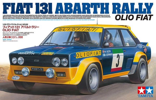 TAM20069 - 1/20 Tamiya Fiat 131 Abarth Rally 0lio Race Car