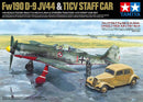 1/48 Tamiya Fw190 D-9 JV44 & Citroen 11CV Staff Car Set