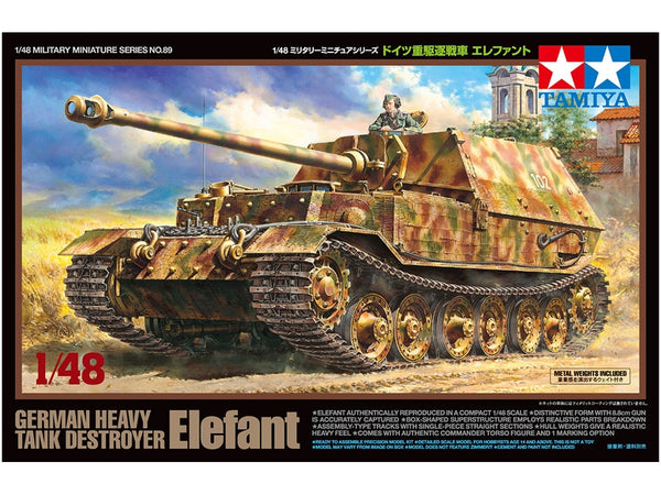 TAM32589 - 1/48 Tamiya German Elefant Heavy Tank Destroyer