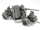 TAM37027 - 1/48 Tamiya German SS10 Heavy Tractor & 88mm FlaK 37 Gun (D)