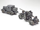 TAM37027 - 1/48 Tamiya German SS10 Heavy Tractor & 88mm FlaK 37 Gun (D)
