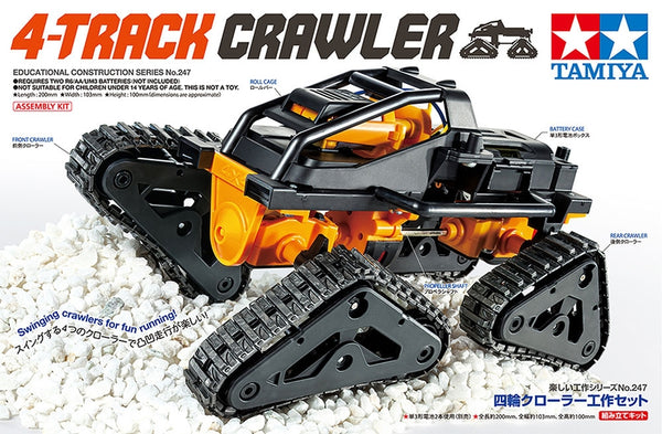 TAM70247 - Tamiya Educational Construction Kit: 4-Track Crawler