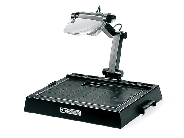 TAM74064 - Tamiya Work Stand w/Magnifying Lens