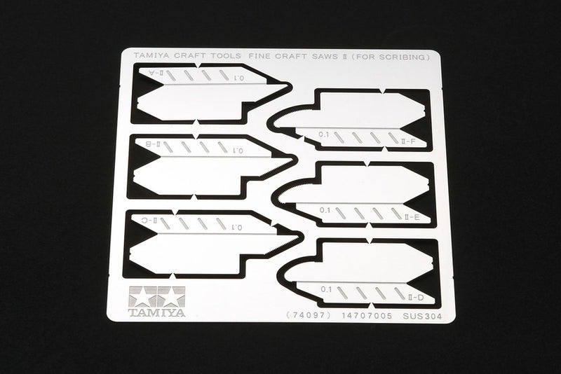 TAM74097 - Tamiya Fine Scribing Saw Blades Straight & Round (3) (for knife