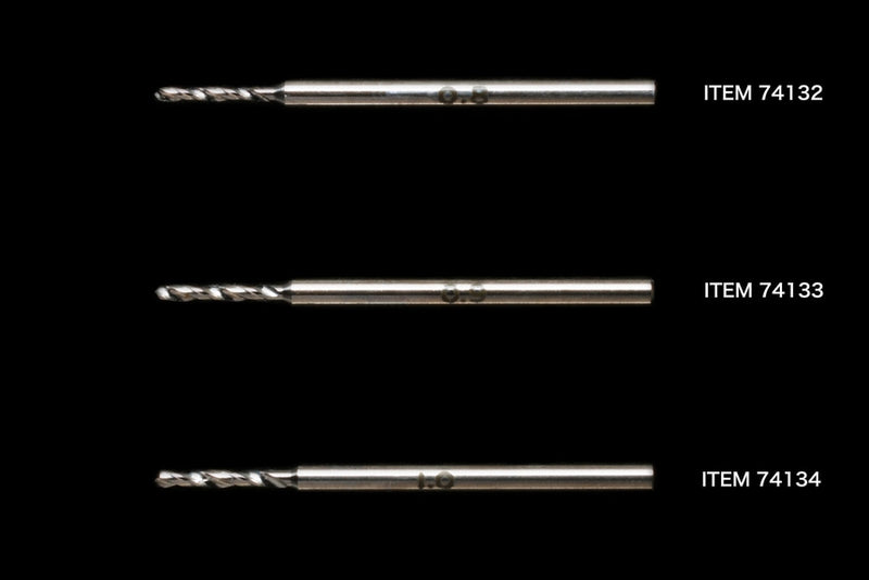 TAM74132 - Tamiya Fine Pivot Drill Bit (0.8mm Shank Dia. 1.5mm)