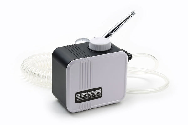 TAM74563 - Tamiya Spray-Work Air Compressor Advance w/Sparmax SX0.3D Airbrush