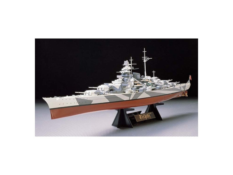 TAM78015 - 1/350 Tamiya German Tirpitz Battleship