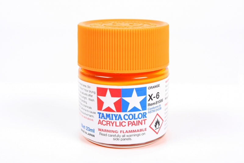 TAMIYA USA TAM81006 Acrylic X6 Gloss Orange