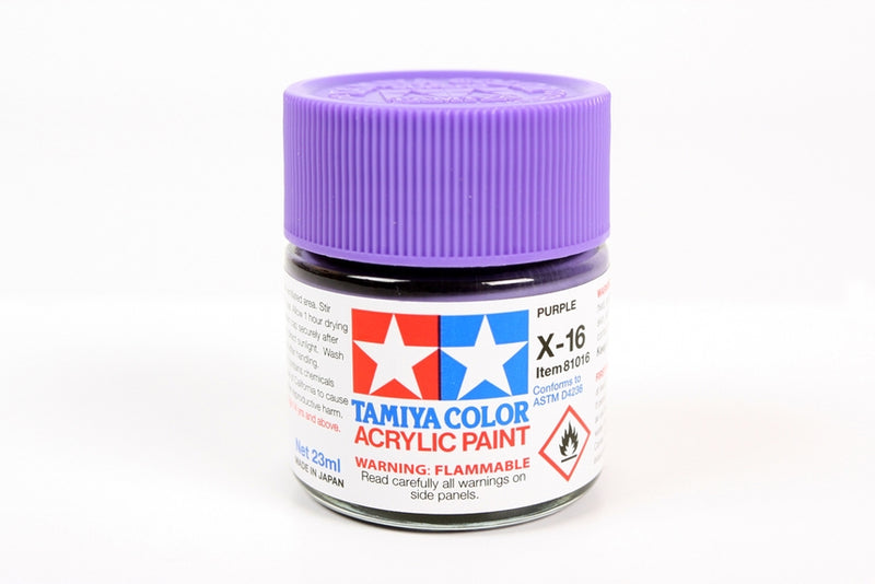 81016 Acrylic X16 Purple 3/4 oz