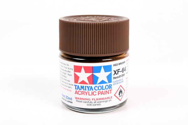 Tamiya America, Inc Acrylic XF64, Flat Red Brown, TAM81364