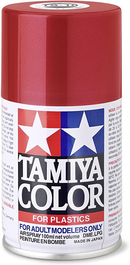 TS-18 Metallic Red, 100ml Spray Lacquer Paint