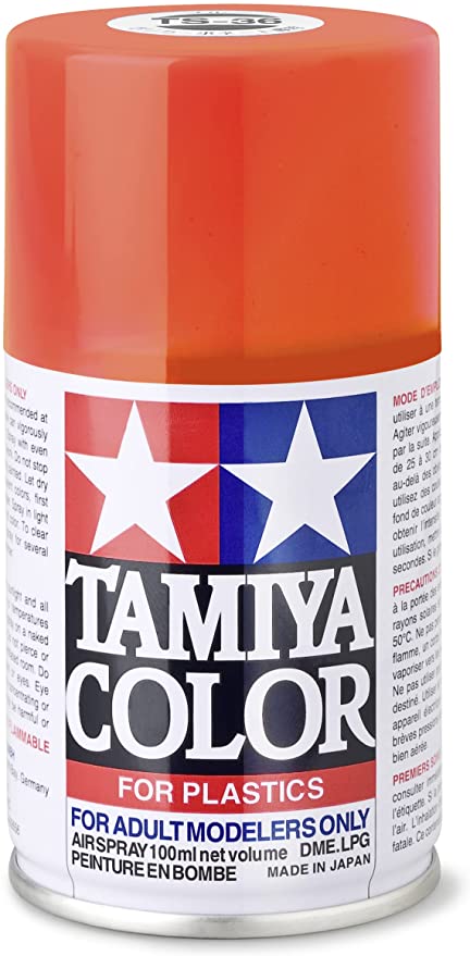 TS-36 Fluorescent Red, 100ml Spray Lacquer Paint