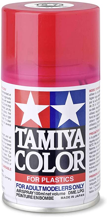 TS-74 Clear Red, 100ml Spray Lacquer Paint