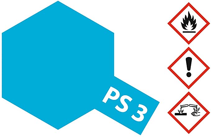 PS-3 Light Blue Spray Paint, 100ml Spray Can