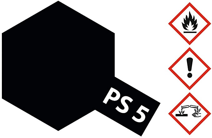 PS-5 Black Spray Paint, 100ml Spray Can