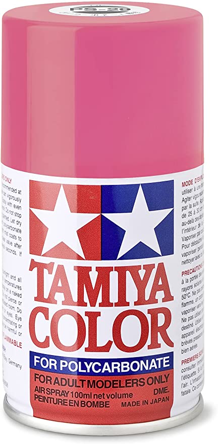 PS-29 Fluorescent Pink Polycarbonate Spray Paint 100mL