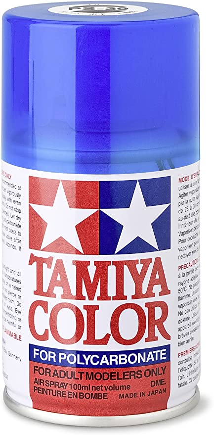 Tamiya PS-39 Color Translucent Light Blue Polycarbonate Spray Paint