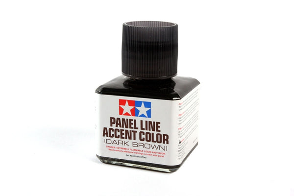 Drk Bwn Panl Line Accent