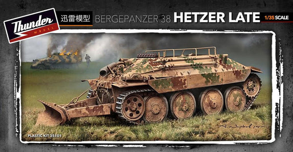 TND35101 - 1/35 Thunder Model Bergepanzer 38 Hetzer Late