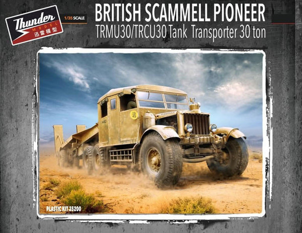 TND35200 - 1/35 Thunder Model British Scammell Pioneer TRMU30/TRCU30 Tank Transporter 30 Ton