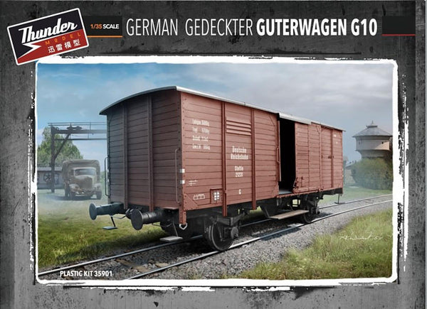TND35901 - 1/35 Thunder Model German Gedeckter Guterwagen G10 Railroad
