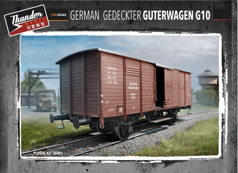 TND35901 - 1/35 Thunder Model German Gedeckter Guterwagen G10 Railroad
