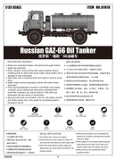 RUSSIAN GAZ-66 OIL TANKER 1/32