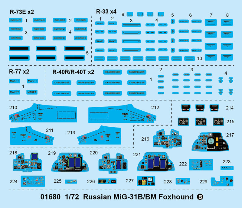 MIG-31B/BM FOXHOUND 1/72