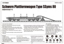 SCHWERE PLATTFORMWAGEN TYP SSYMS 80 1/35