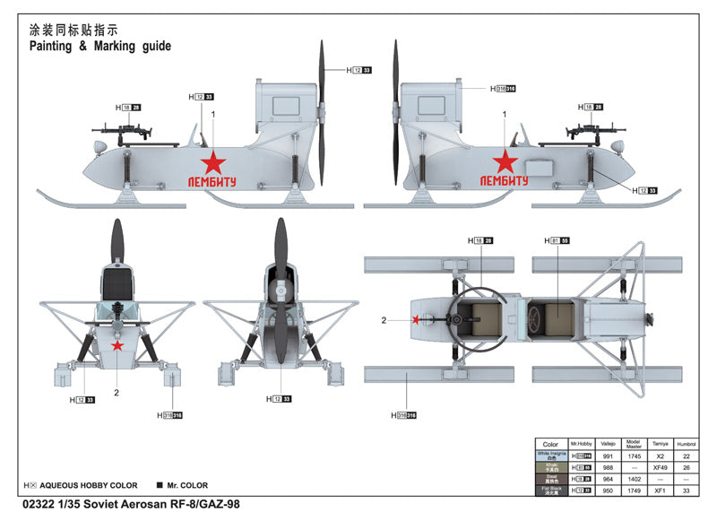 SOVIET AEROSAN RF-8 1/35