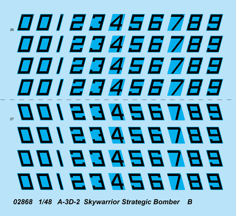 A-3D-2 SKYWARRIOR STRATEGIC BOMBER 1/48