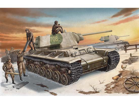 KV-1 1942 HEAVY CAST TURRETT TANK 1/35