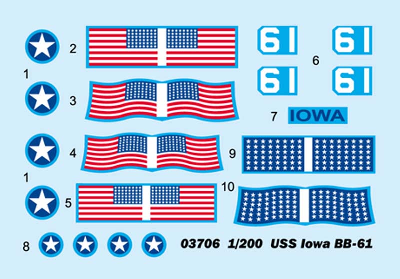IOWA BB-61 1/200