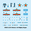 CHINESE J20 MIGHTY  DRAGON