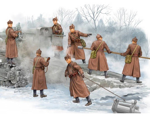 SOVIET B-4 HOWITZER ARTILLERY CREW
